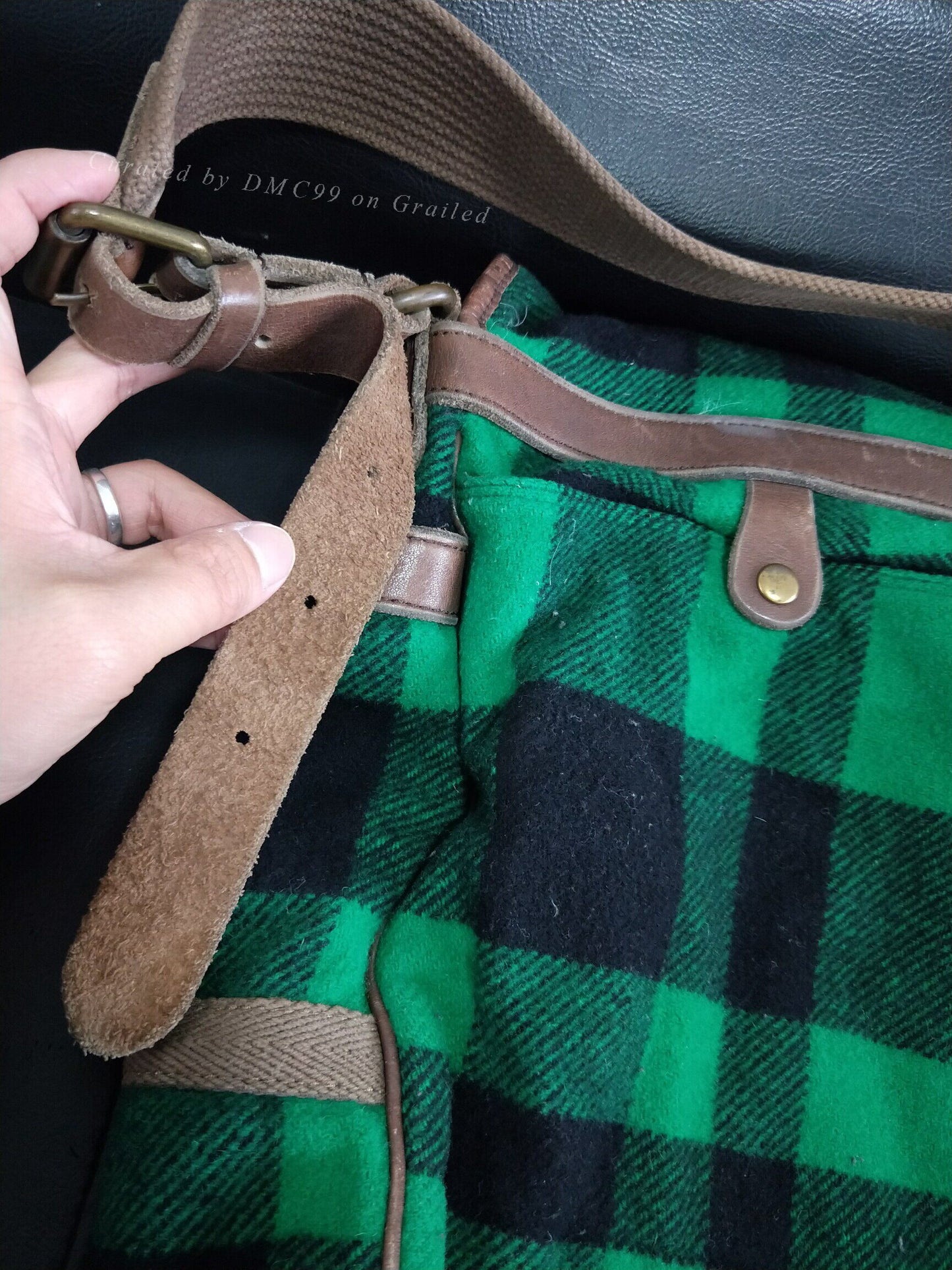 RRL Vintage Wool Crossbody Bag