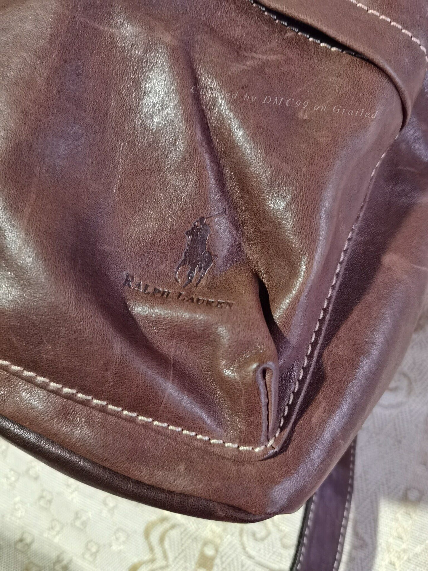 Ralph Lauren Vintage Oil Wax Leather Backpack