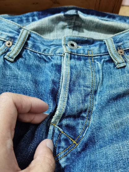 Ralph Lauren Extreme Distressed Patch Jeans