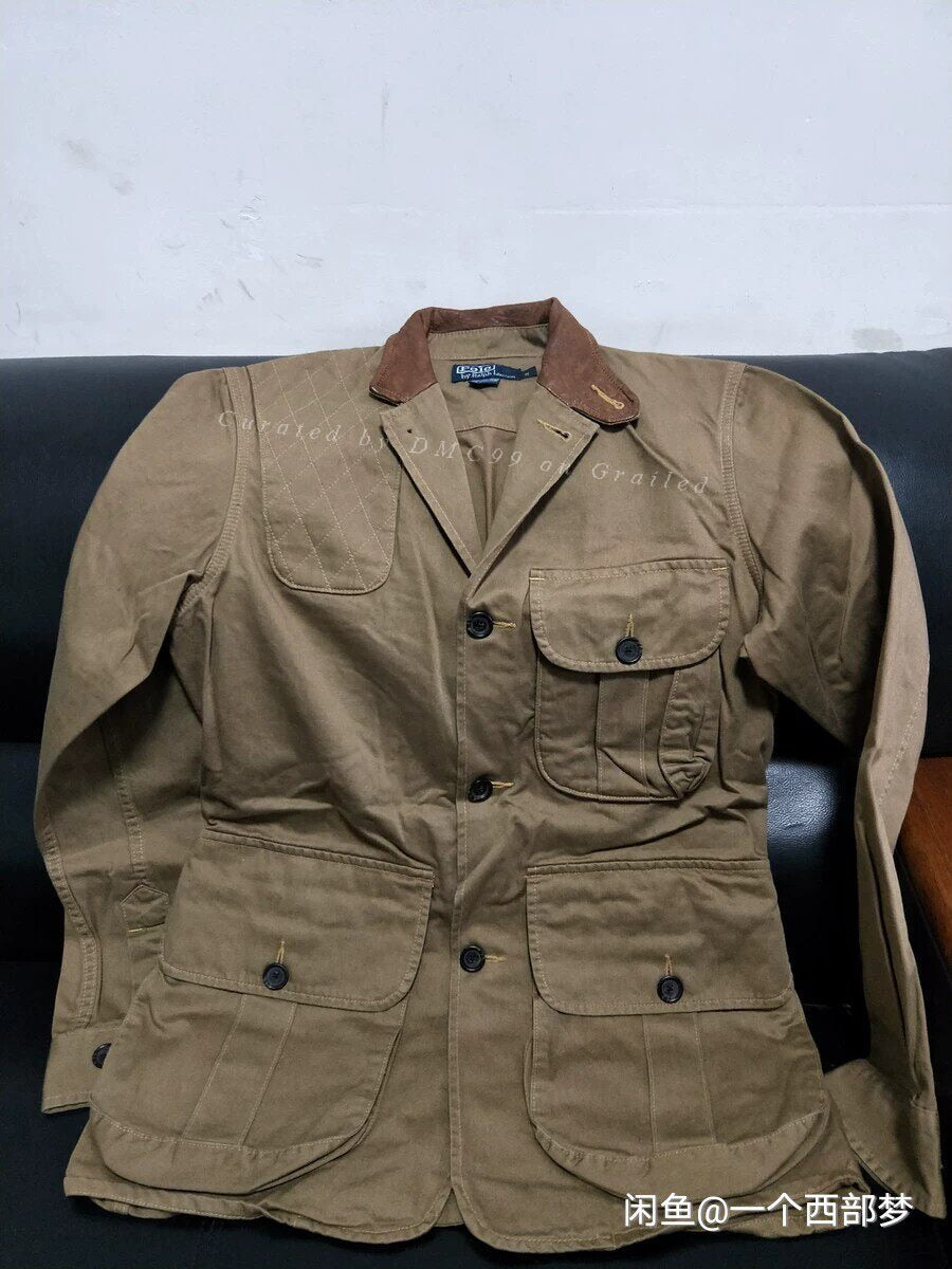 Ralph Lauren Leather Patch Hunting Jacket