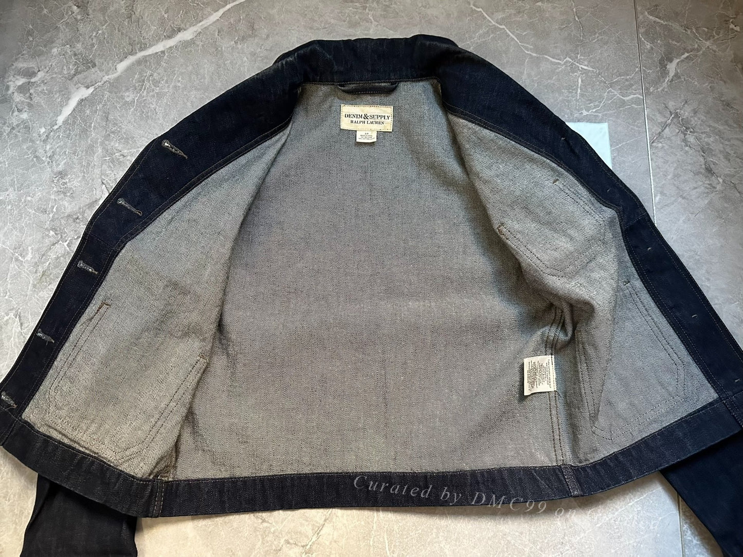 Ralph Lauren Heavyweight Raw Denim Shawl Collar Jacket
