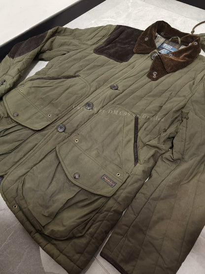 RRL Ralph Lauren Waxed Quilted Hunting Jacket