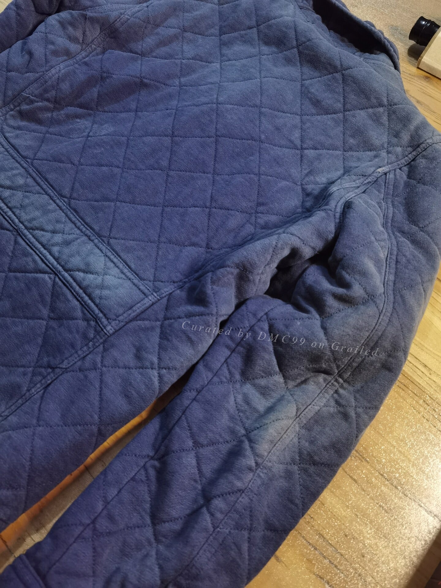 RRL Ralph Lauren Blue Dyed Collar Jacket