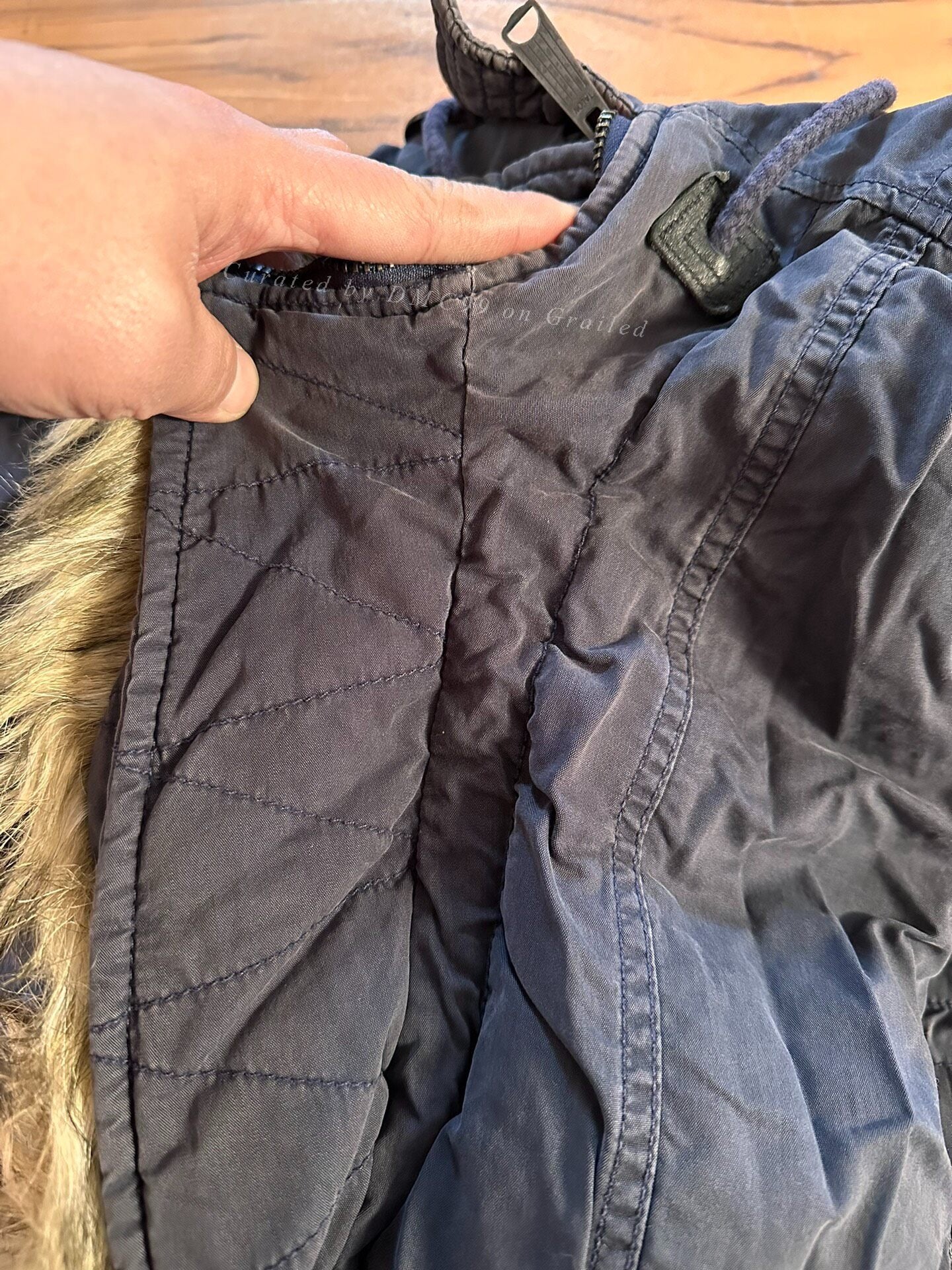 Vintage RRL n3B Carbon Black Down Jacket