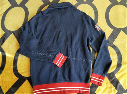 Ralph Lauren Vintage Blue Half-Zip Hoodie