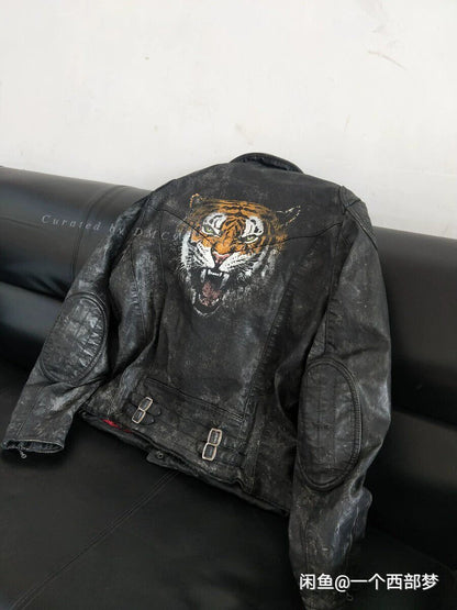 Ralph Lauren Oil Wax Tiger Head Jacket
