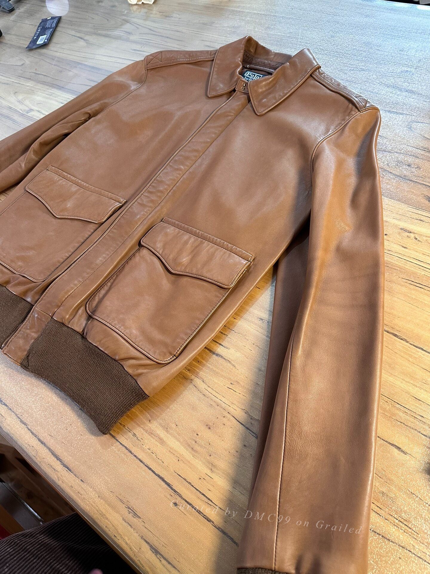 RRL Ralph Lauren A2 Leather Jacket