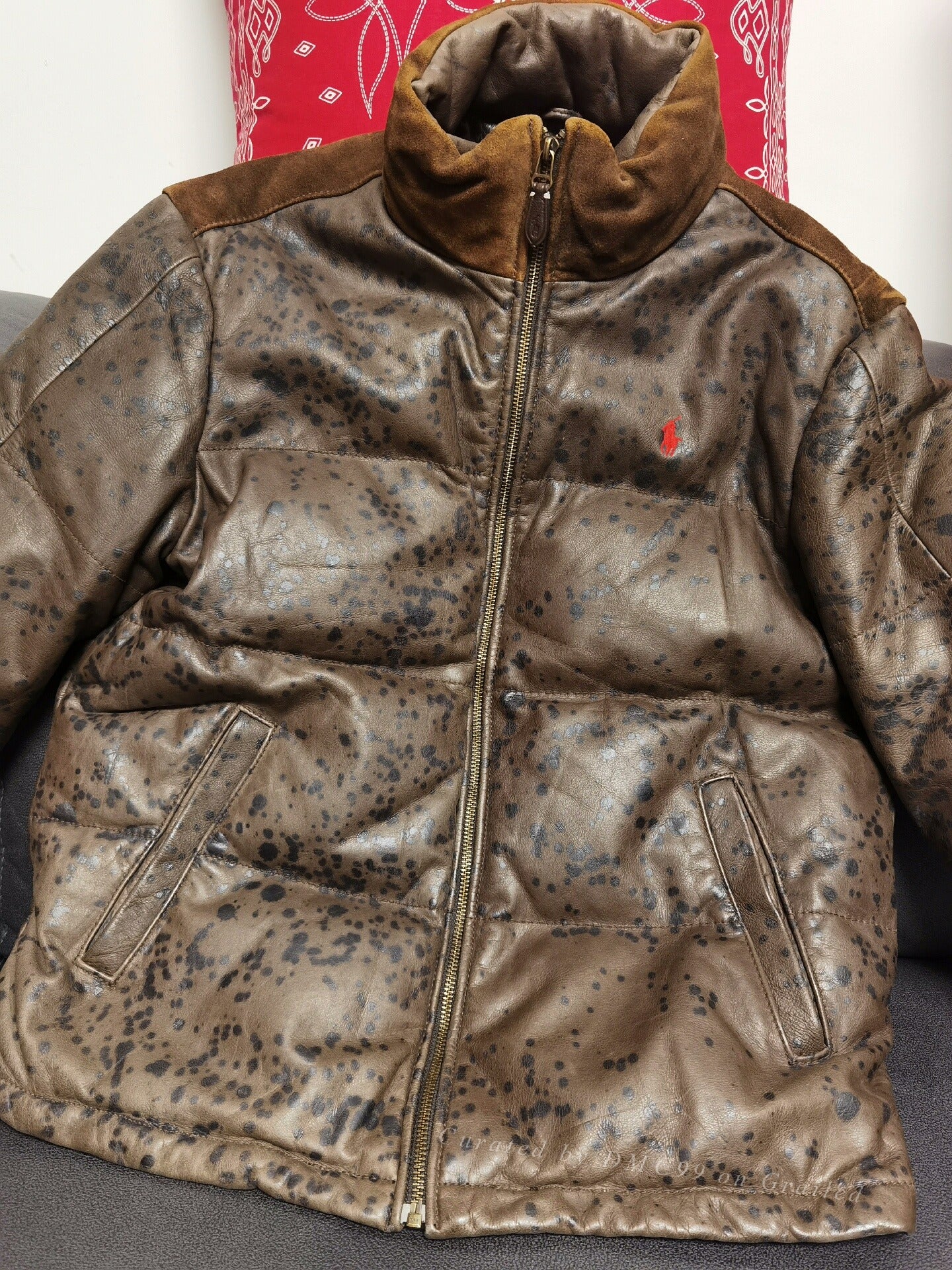 RRL Ralph Lauren Cowhide Down Jacket