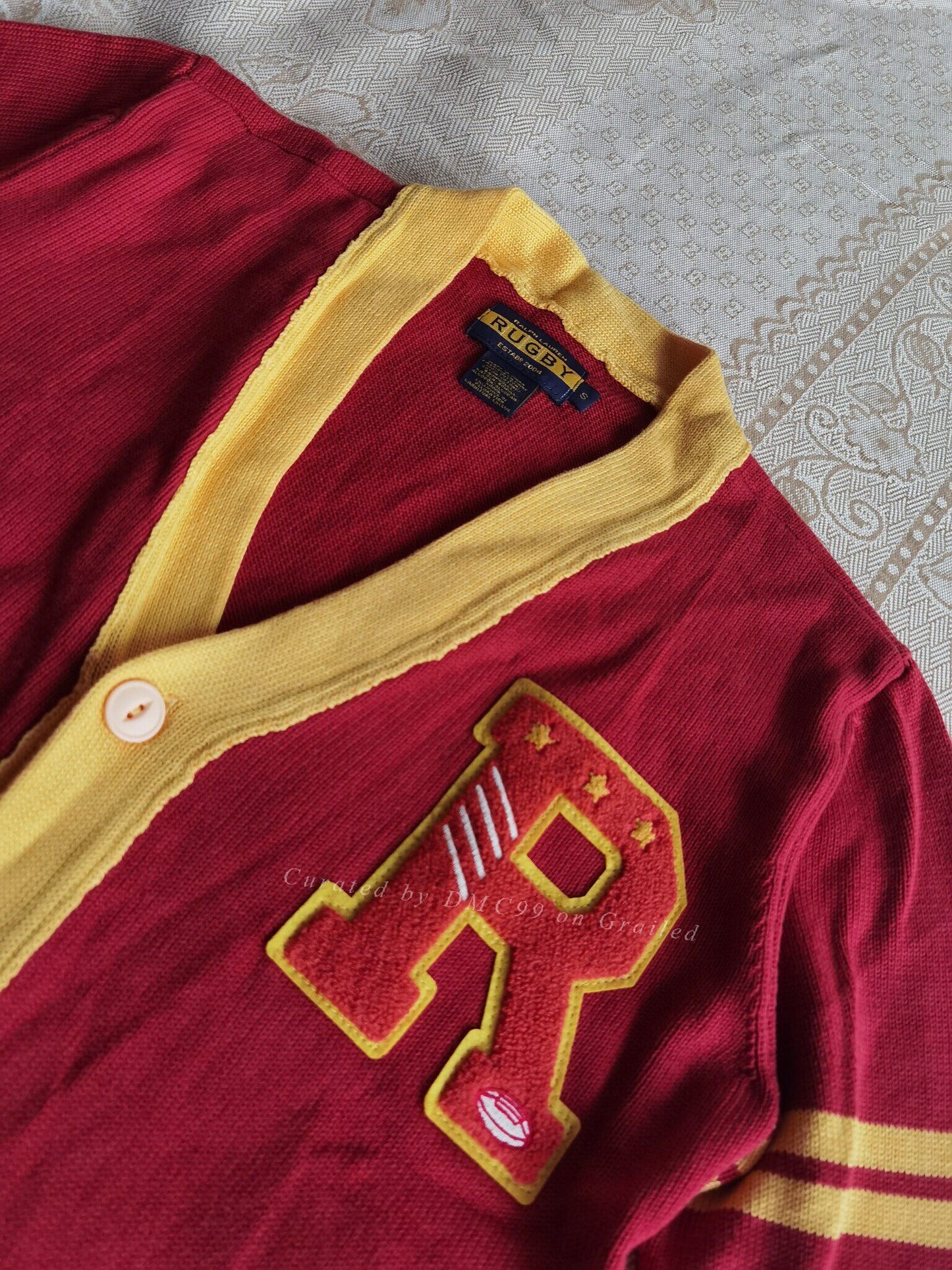Ralph Lauren Rugby Vintage Knit Cardigan