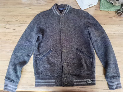 Ralph Lauren RRL Herringbone Wool Baseball Jacket
