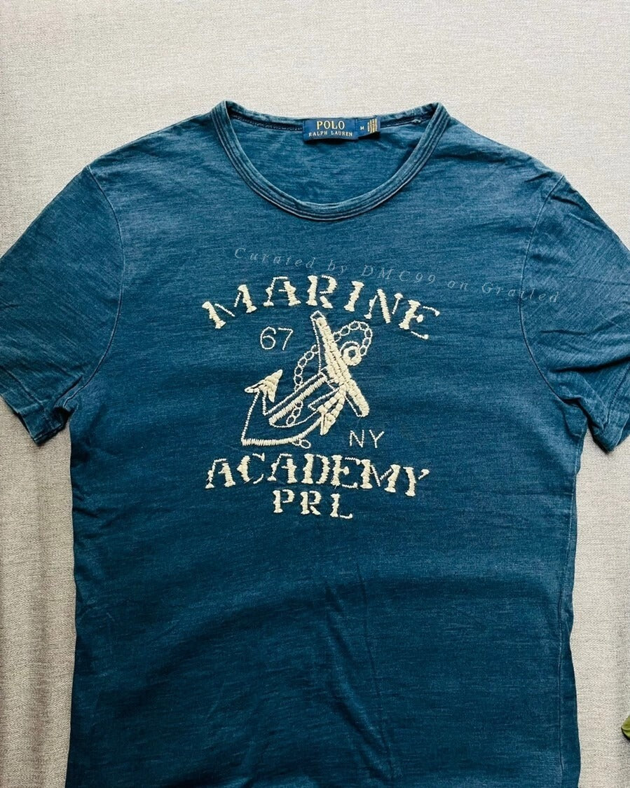 RRL Ralph Lauren Vintage Anchor Embroidered Tee