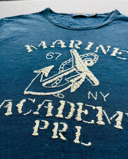 RRL Ralph Lauren Vintage Anchor Embroidered Tee