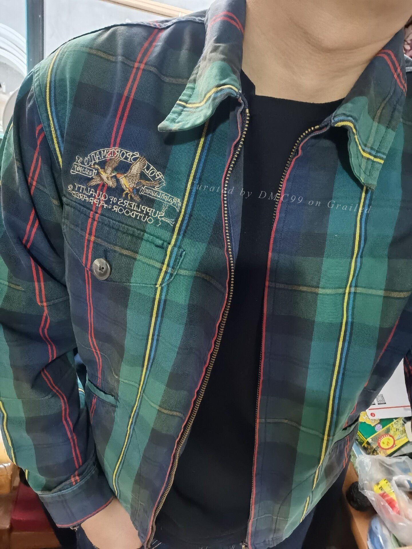 RRL Ralph Lauren Vintage Plaid Hunting Jacket