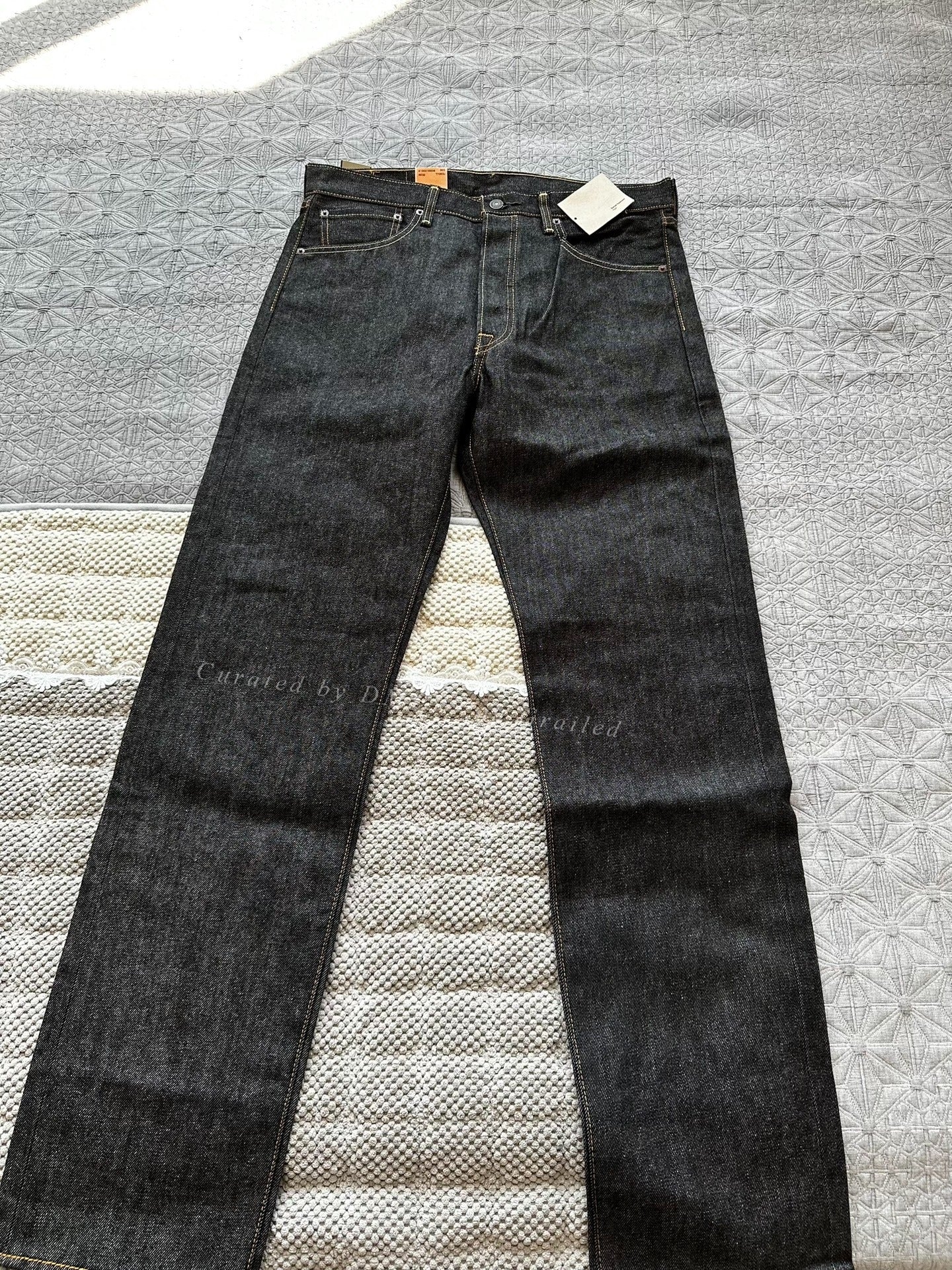 Levi's 501 Raw Denim Jeans