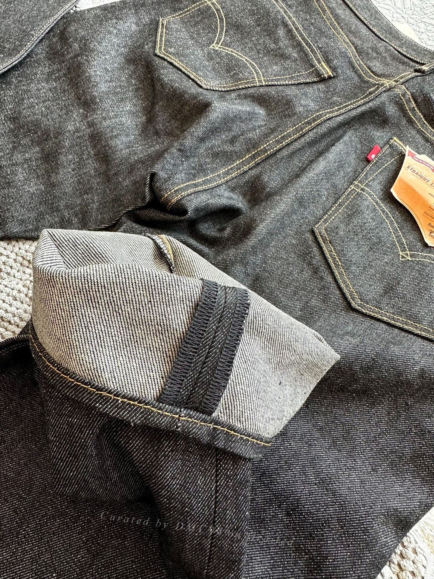Levi's 501 Raw Denim Jeans