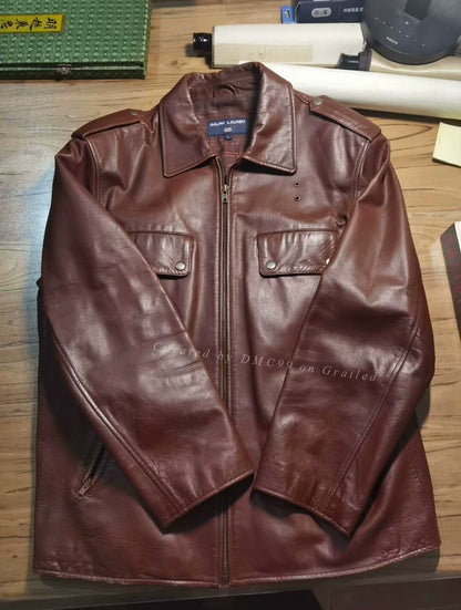 RRL Ralph Lauren Lambskin Motorcycle Jacket