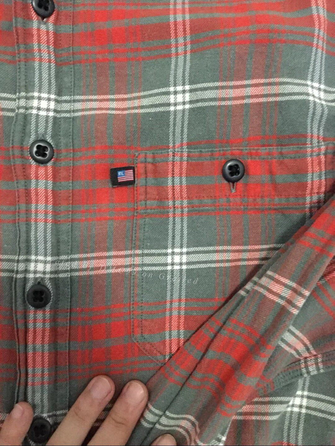 RRL Ralph Lauren Vintage Western Plaid Shirt