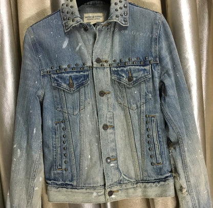 Vintage RRL Denim Supply Flag Patch Jacket
