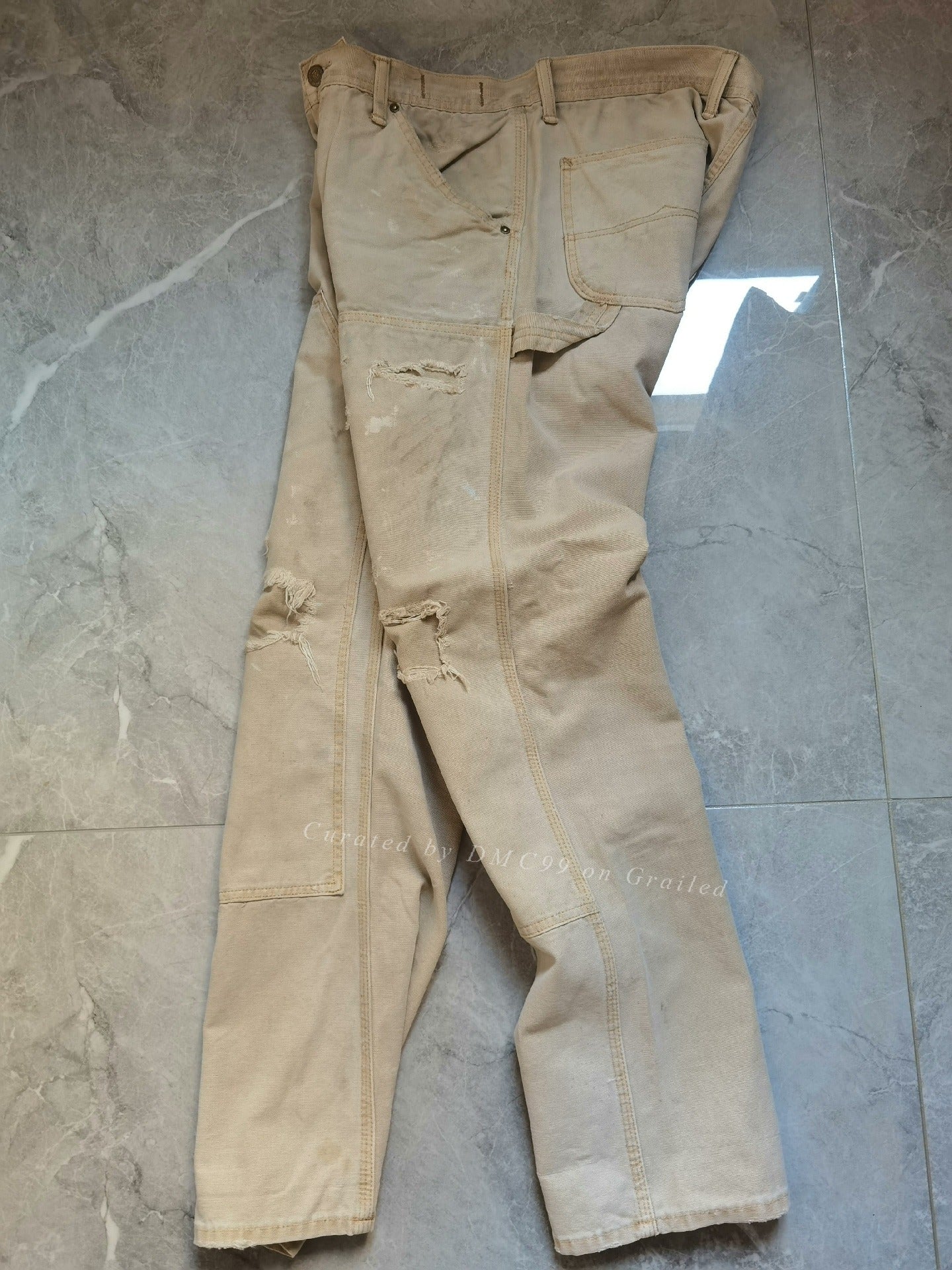 Ralph Lauren Extreme Distressed Work Pants
