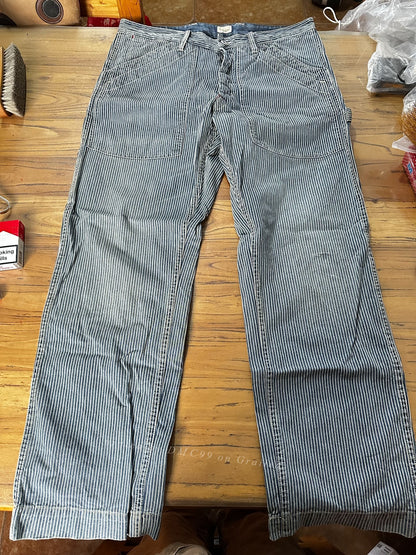 RRL Vintage Blue White Striped Pants