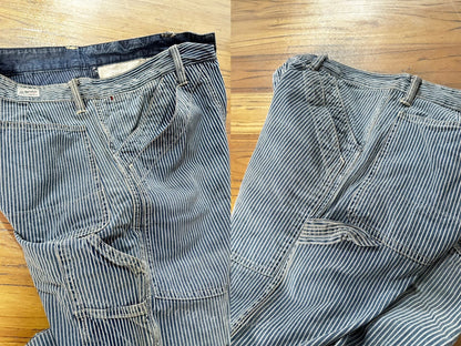 RRL Vintage Blue White Striped Pants