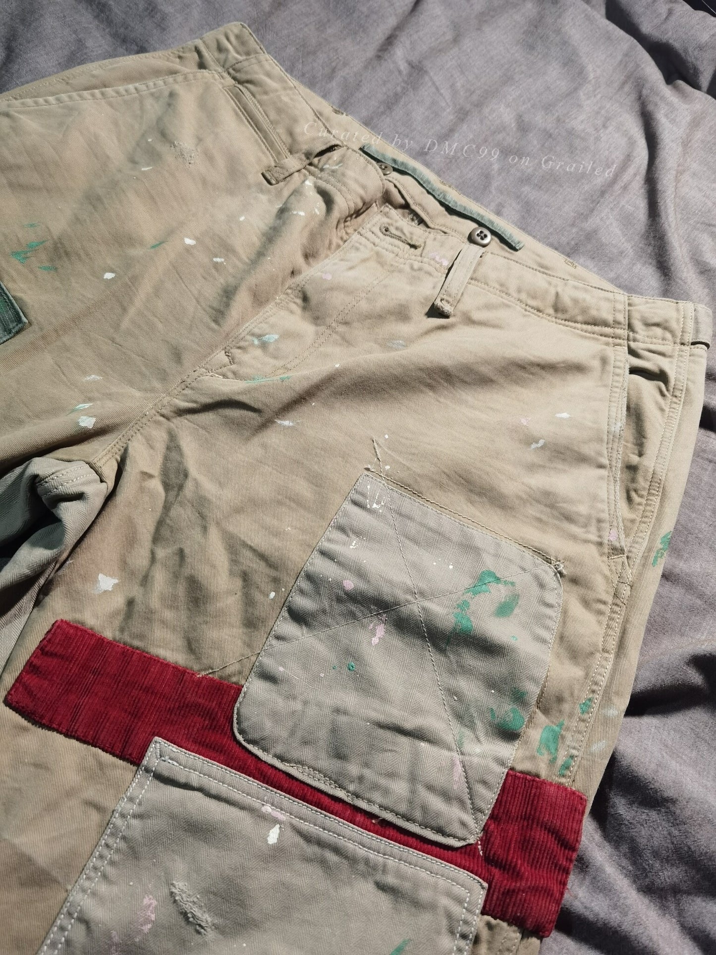 Ralph Lauren Distressed Patch Sashiko Work Pants