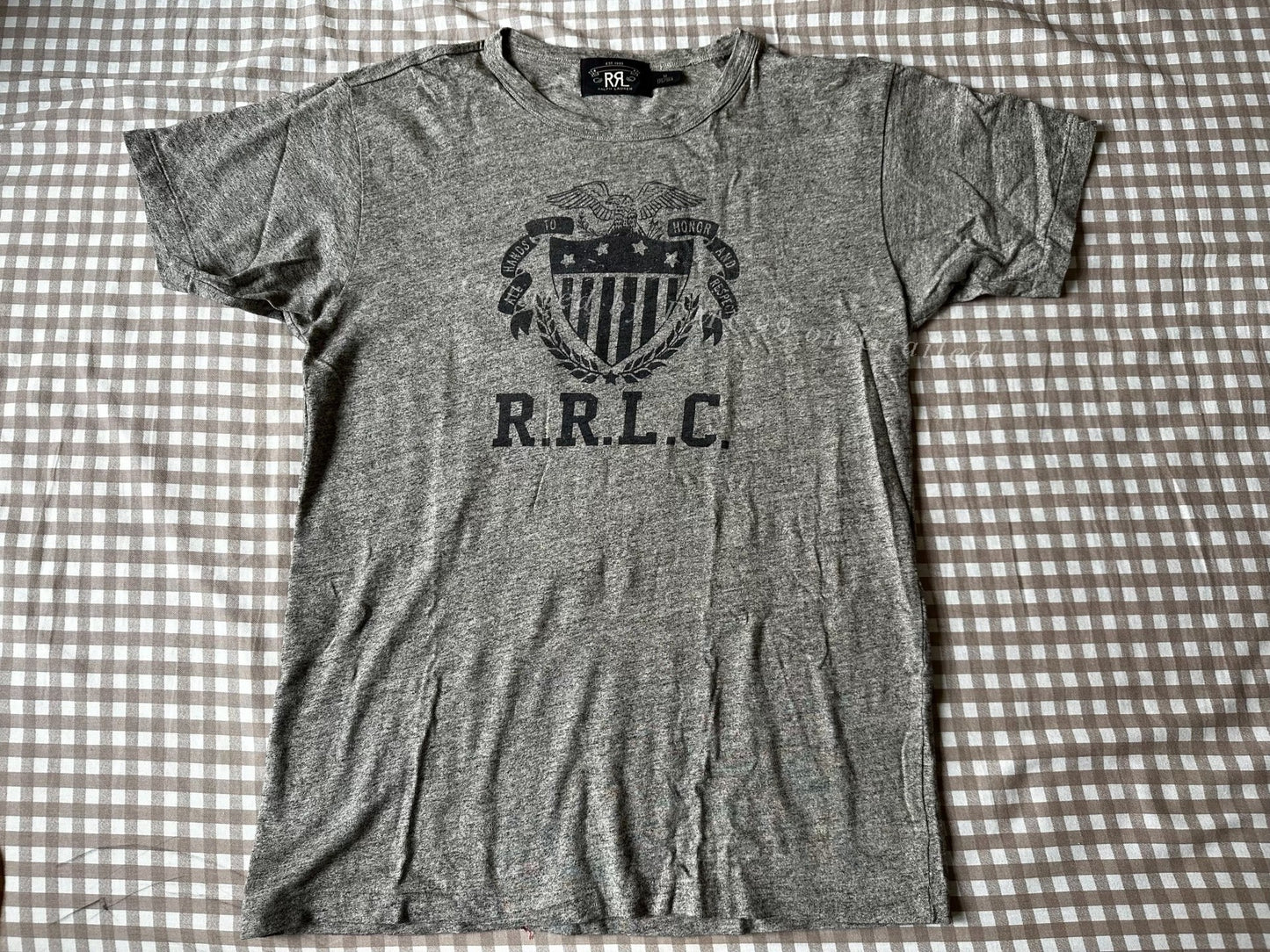 RRL Eagle Logo Military Short-Sleeve Tee