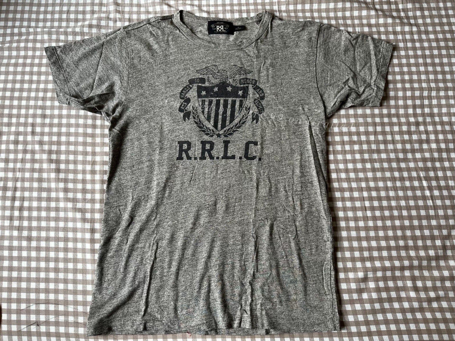 RRL Eagle Logo Military Short-Sleeve Tee