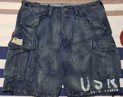 Ralph Lauren Distressed Denim Shorts