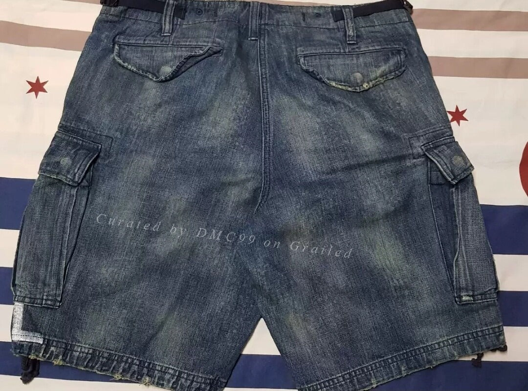 Ralph Lauren Distressed Denim Shorts