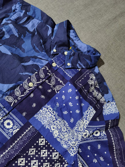 RRL Ralph Lauren Bandana Patchwork Shirt