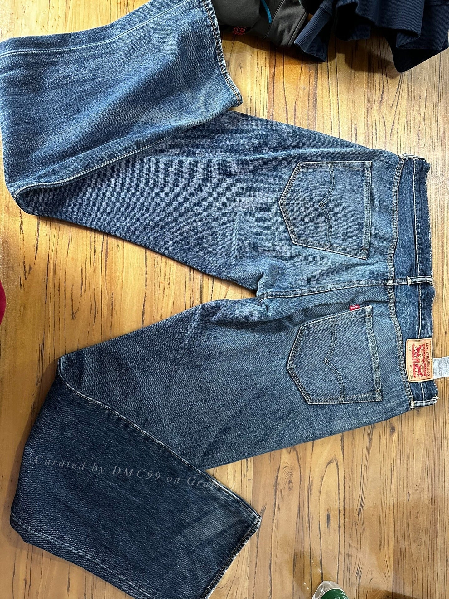 Levi's 501 Distressed Washed Jeans