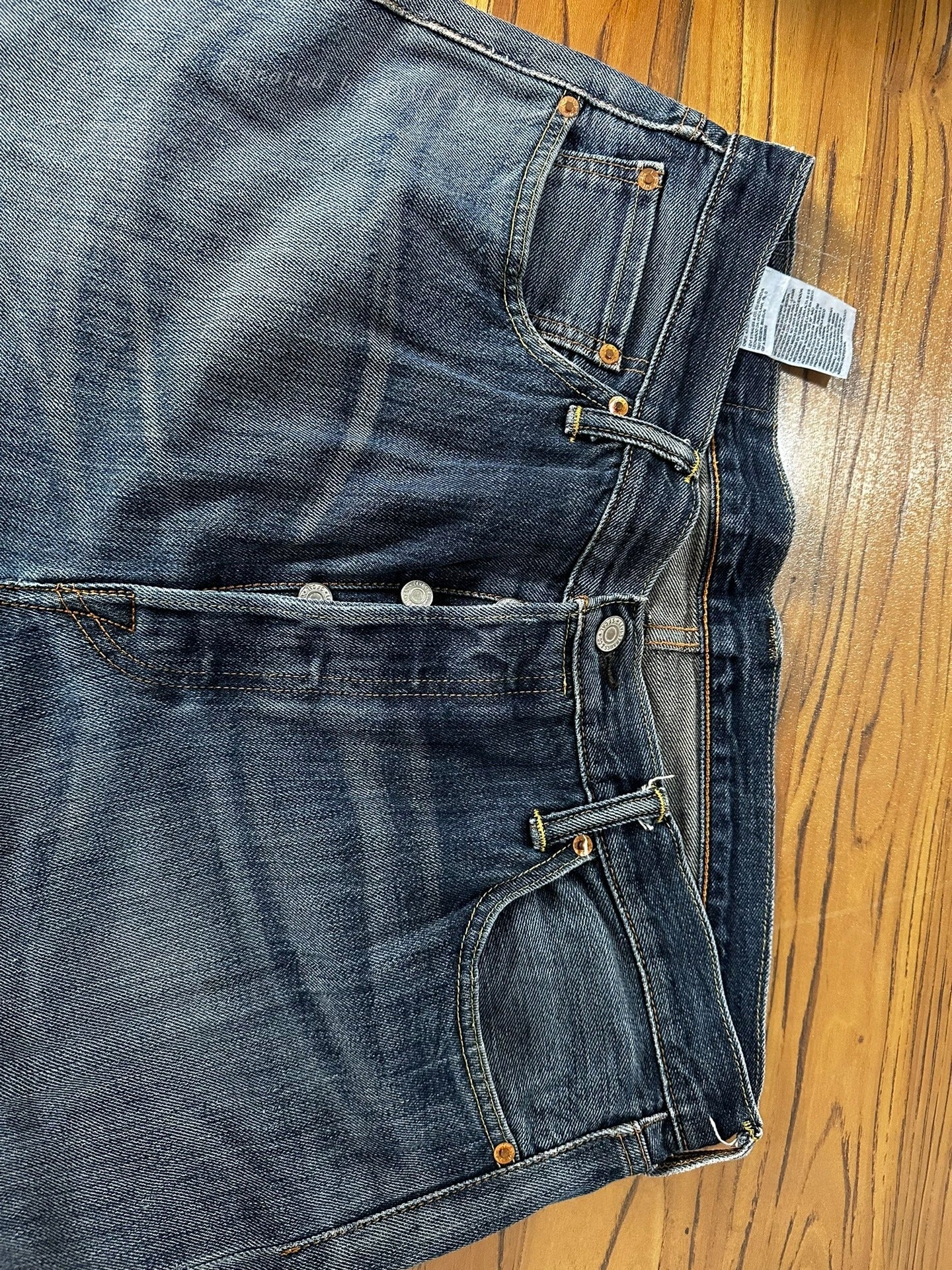 Levi's 501 Distressed Washed Jeans