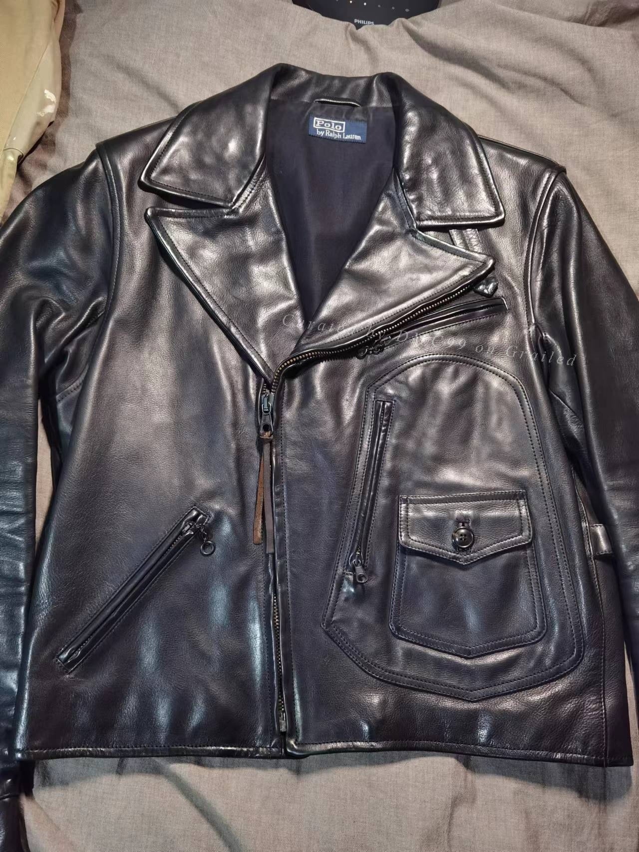 Ralph Lauren Vintage Motorcycle Leather Jacket