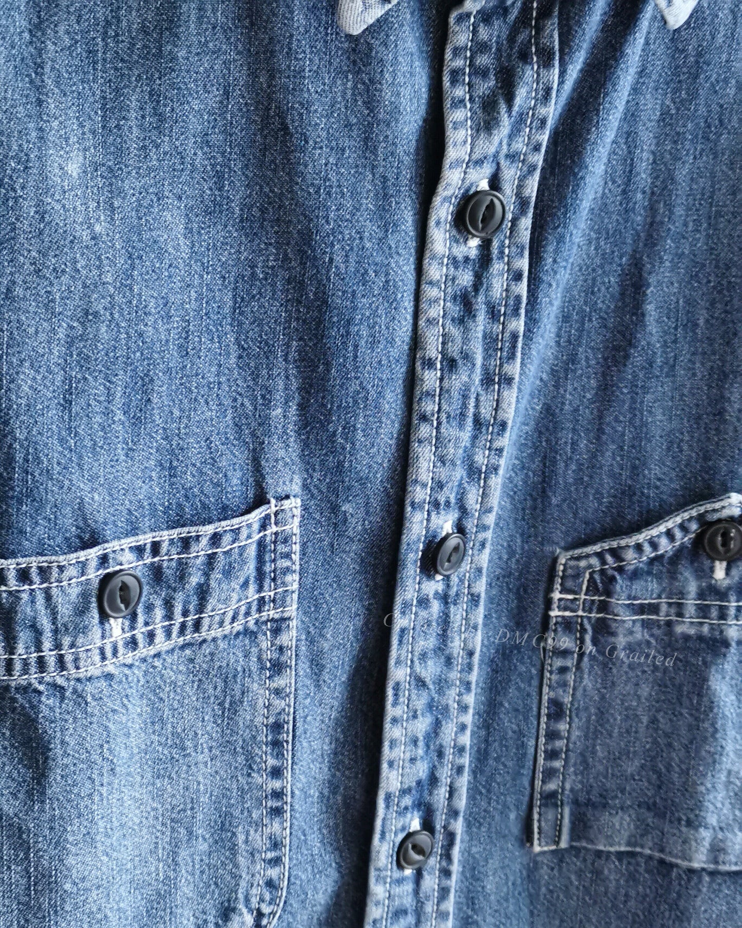 Ralph Lauren RRL Distressed Denim Shirt Jacket