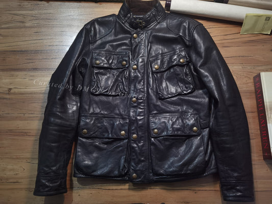 Ralph Lauren Four-Pocket Leather Field Jacket