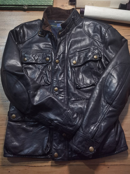 Ralph Lauren Four-Pocket Leather Field Jacket