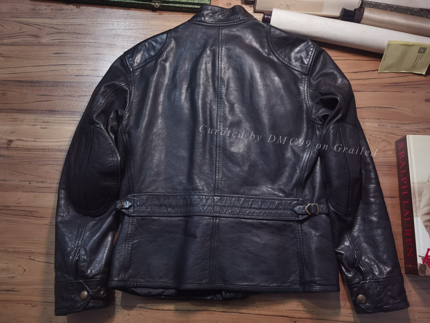 Ralph Lauren Four-Pocket Leather Field Jacket