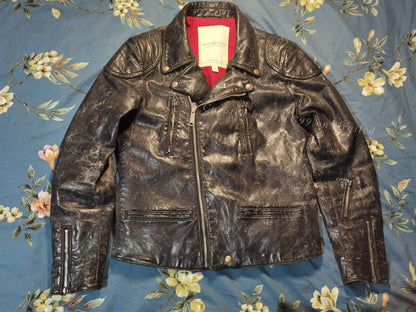 Ralph Lauren Vintage Waxed Tiger Biker Jacket