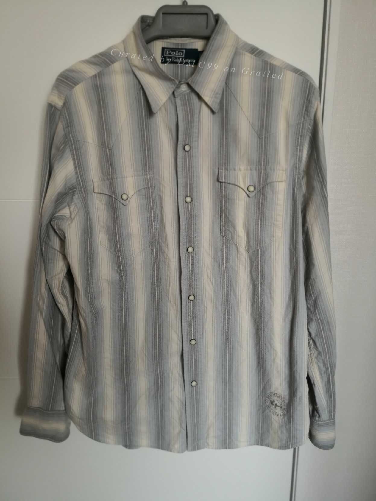 RRL Vintage Western Striped Shirt