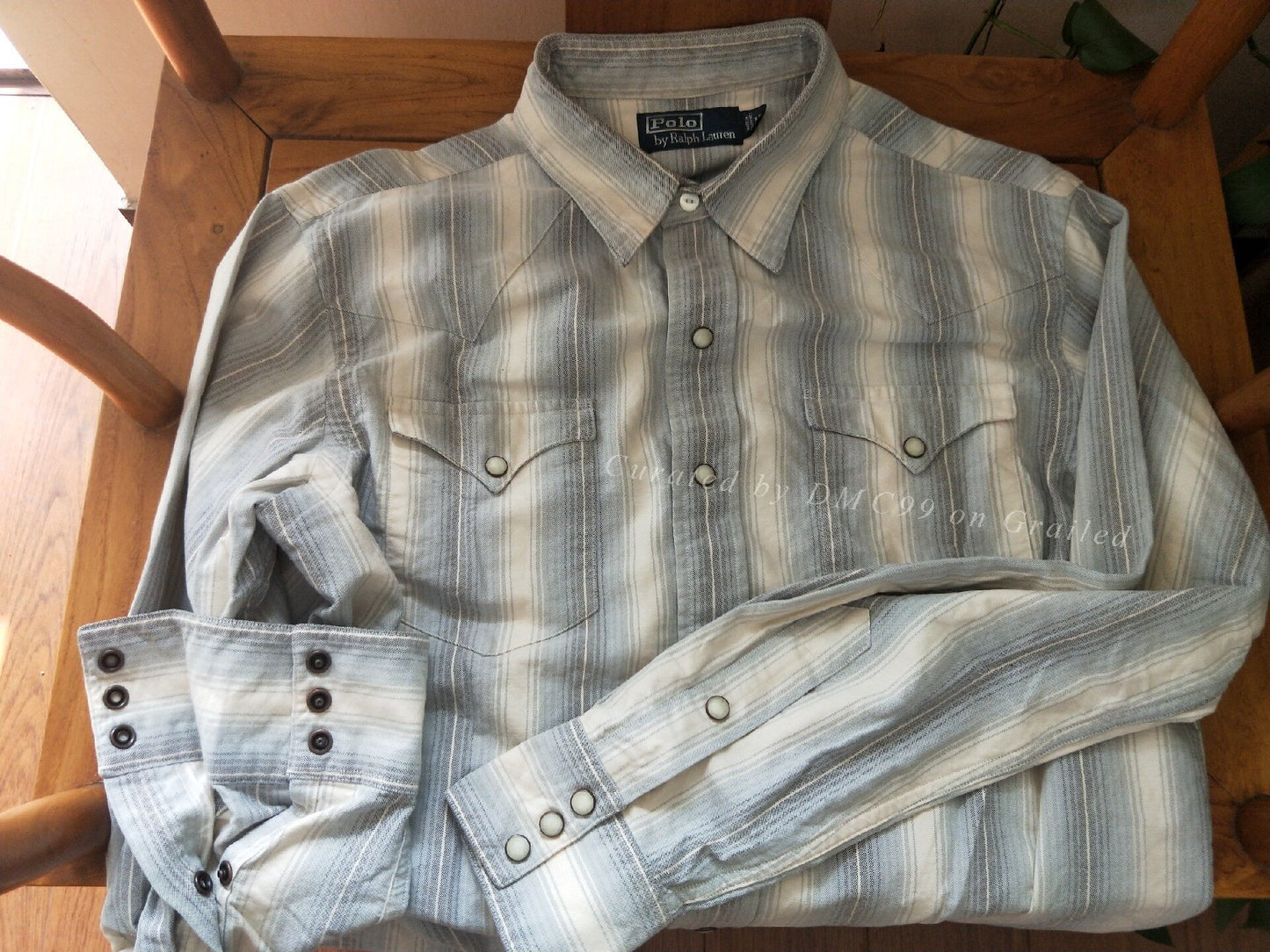RRL Vintage Western Striped Shirt