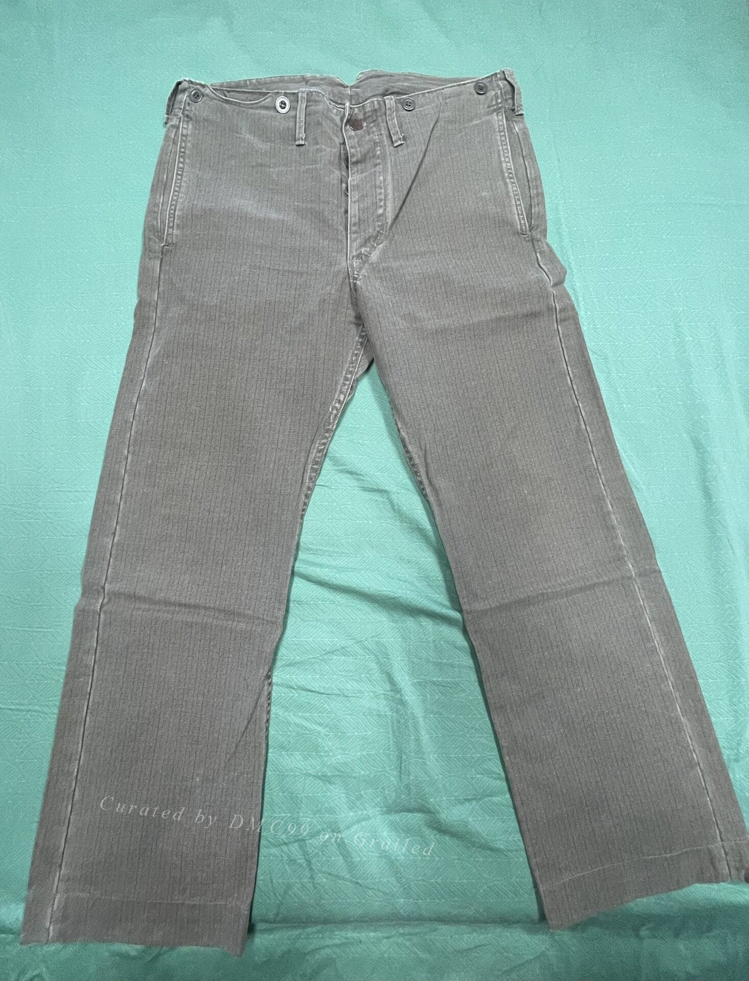 RRL Vintage Herringbone Striped Pants