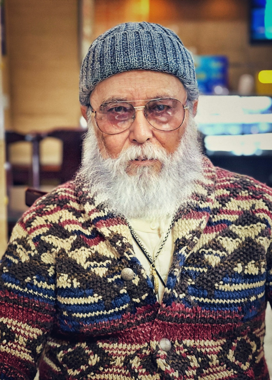 RRL Southwest Indian Pattern Cardigan