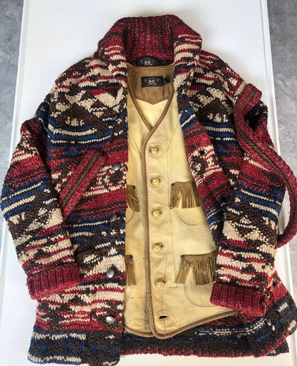RRL Southwest Indian Pattern Cardigan