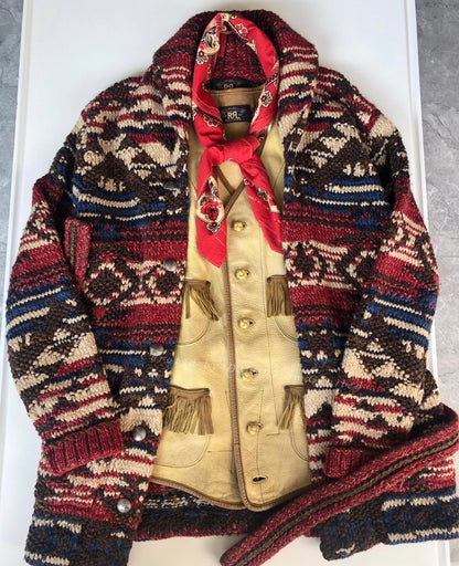 RRL Southwest Indian Pattern Cardigan