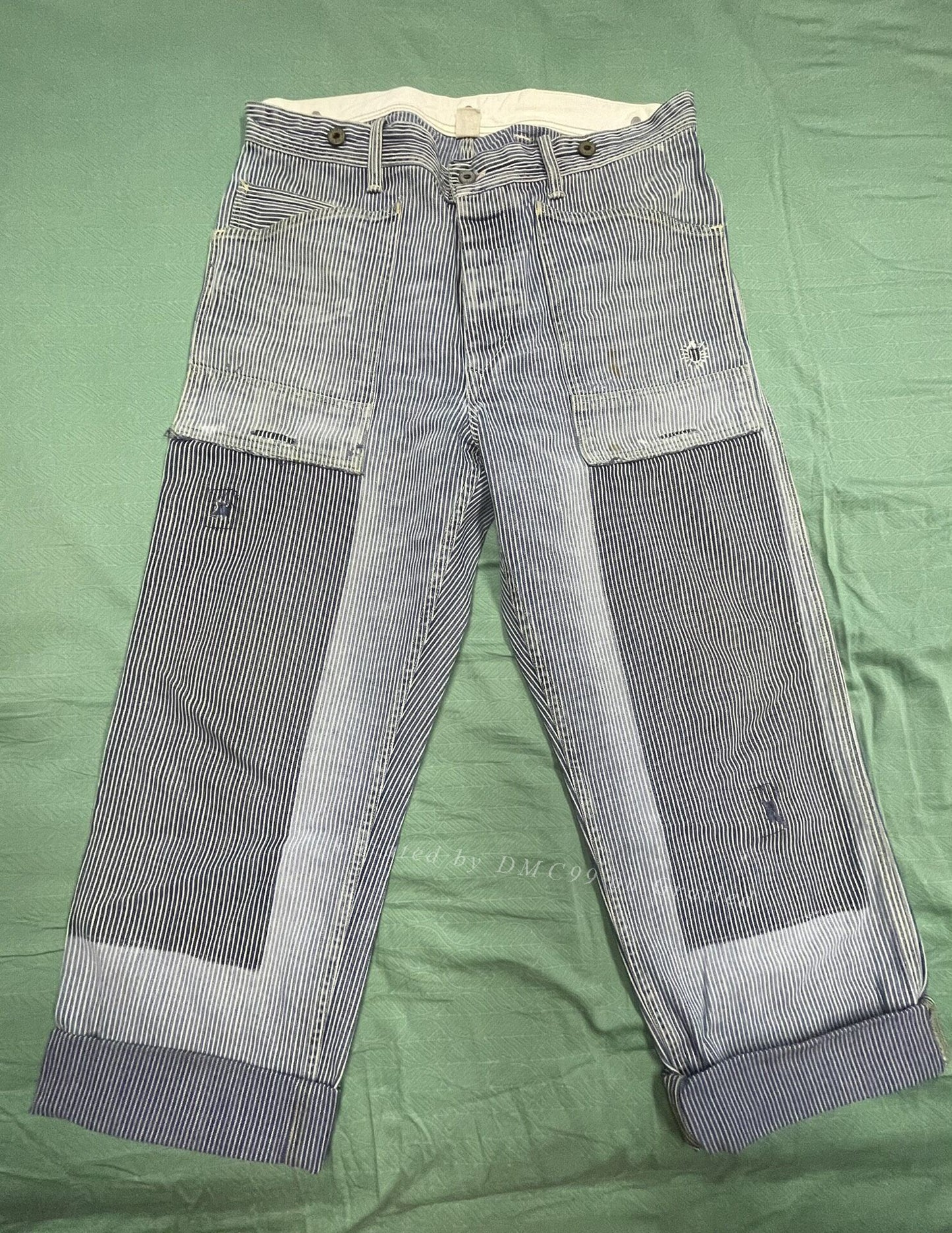 RRL Vintage Striped Work Pants