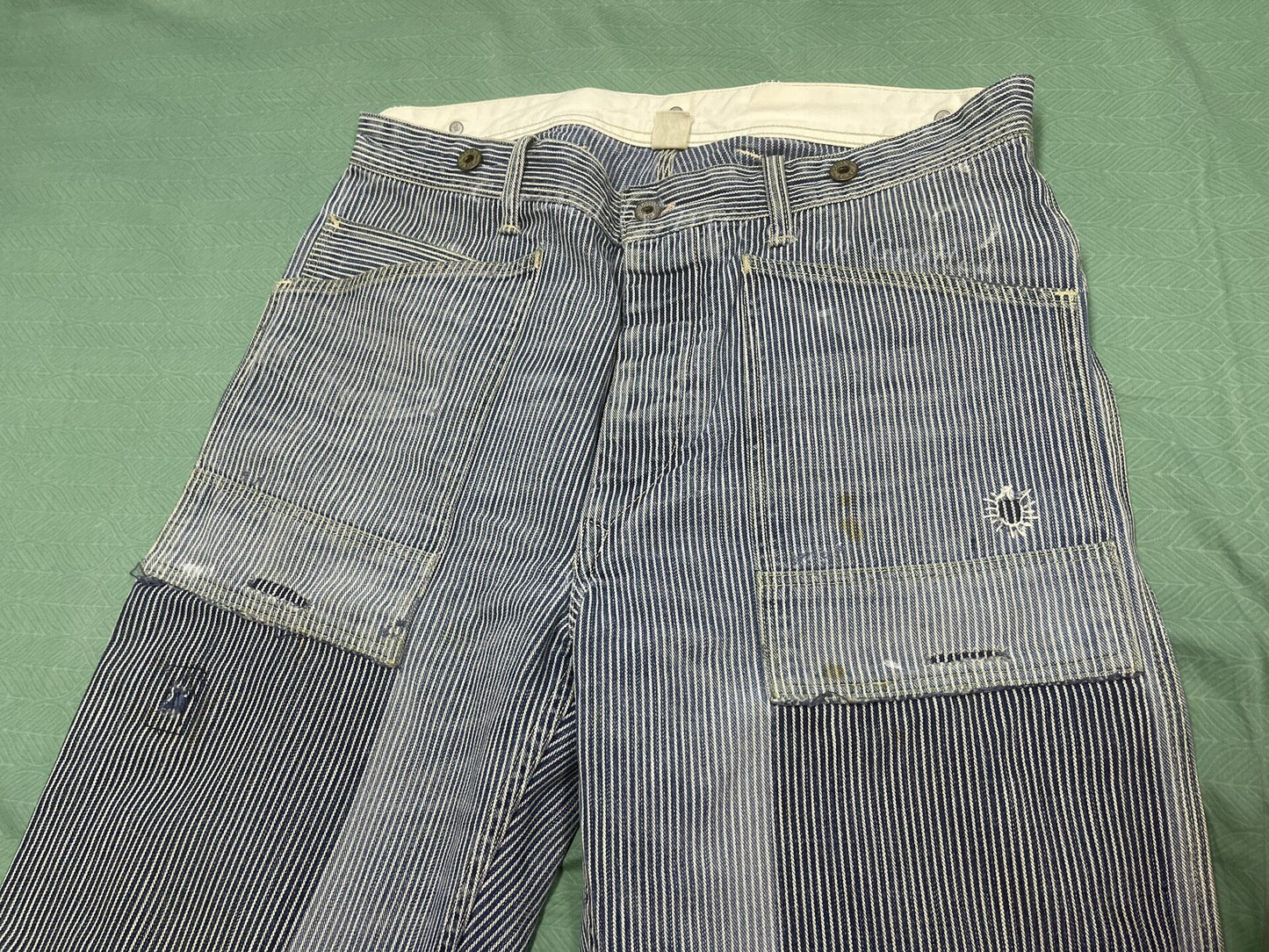 RRL Vintage Striped Work Pants