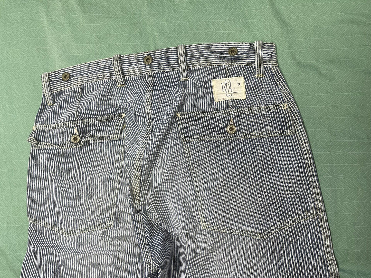 RRL Vintage Striped Work Pants