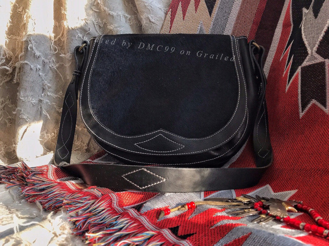 RRL Ralph Lauren Leather Messenger Bag