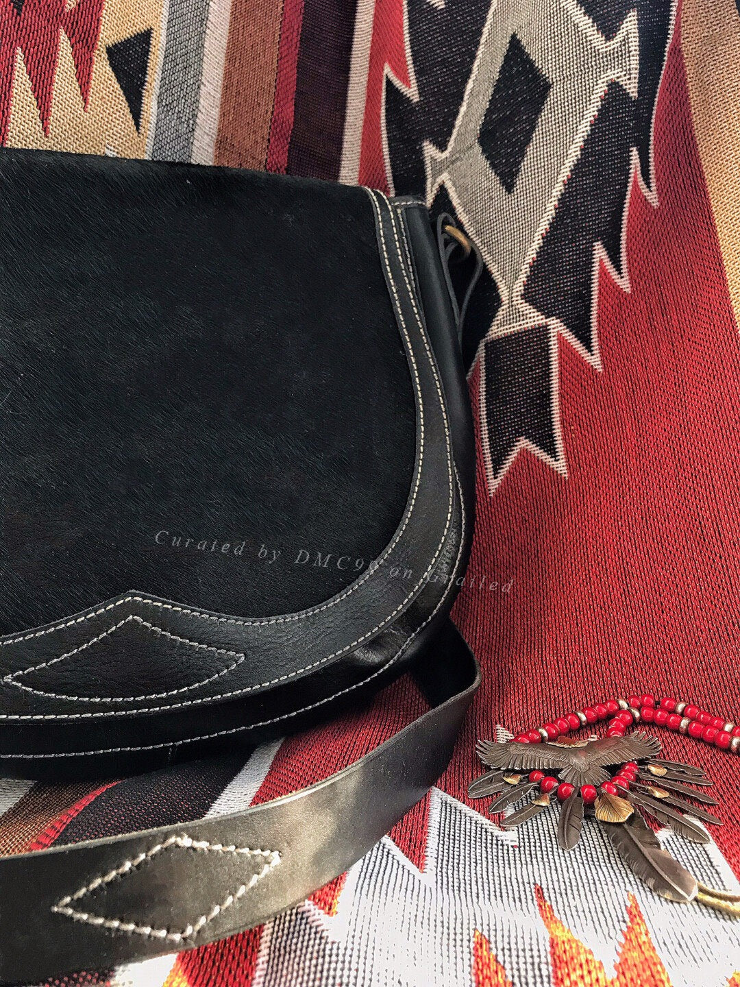 RRL Ralph Lauren Leather Messenger Bag
